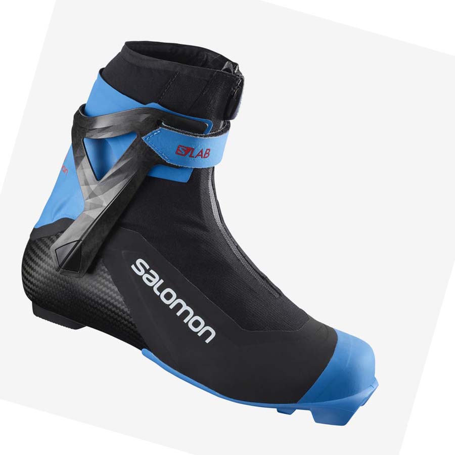 Botas Esqui Salomon S/LAB CARBON SKATE PROLINK Hombre Negros Azules | MX 2883XYU